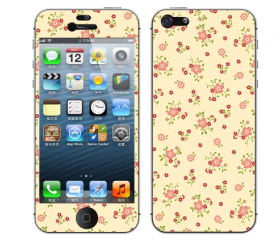 Fresh Floral Sticker Screen Phone Protective iPhone 4/4S