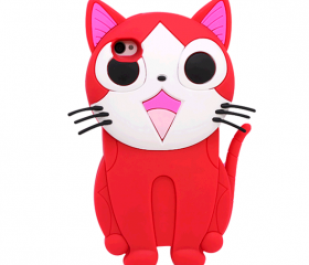 Cute Soft Cat Back SiliconeCase for iPhone 4/4S