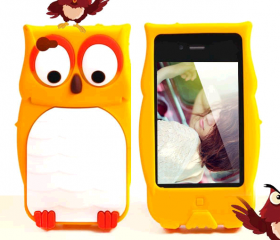 Stereoscopic Owl Case Cover for iPhone 4/4S Free Shipping